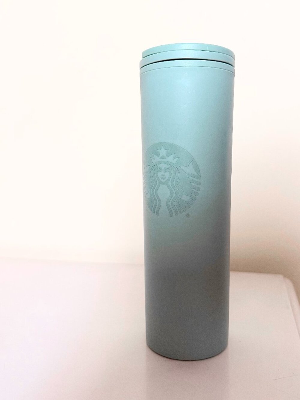 Starbucks Matte Teal Recycled Plastic Hot Tumbler (16 fl)
